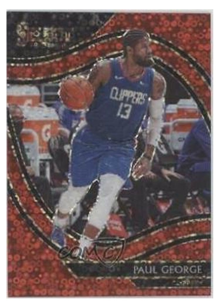 2020-21 Panini Select Base Set Paul George #254 card
