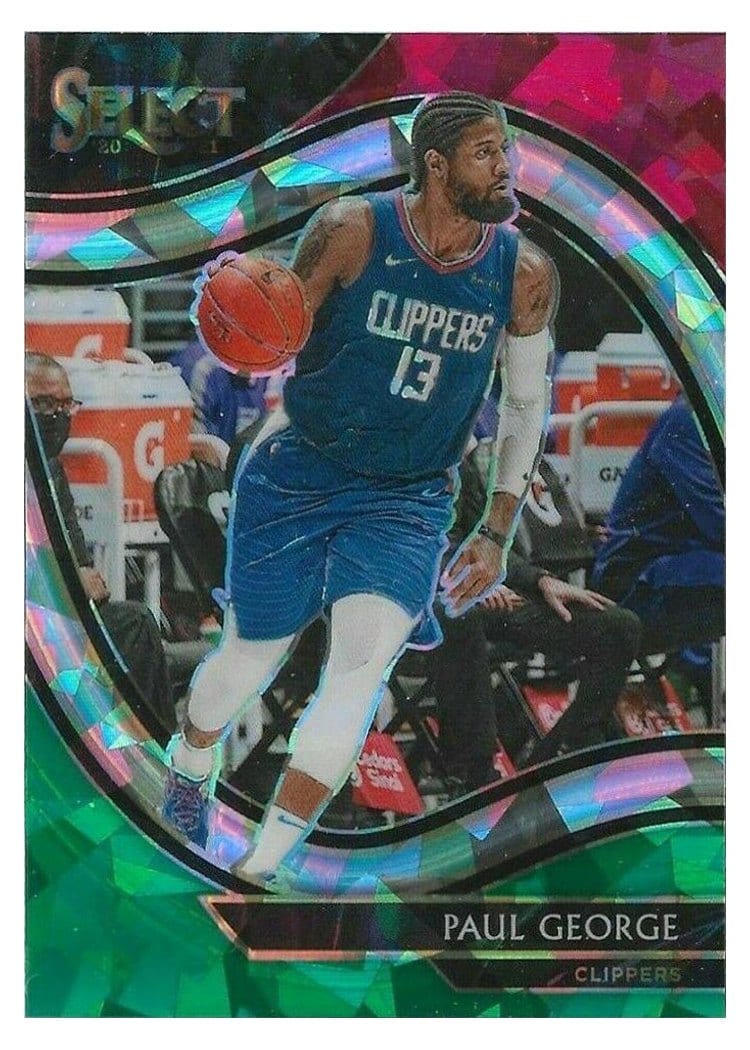 2020-21 Panini Select Base Set Paul George #254 card