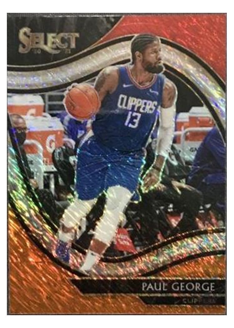 2020-21 Panini Select Base Set Paul George #254 card