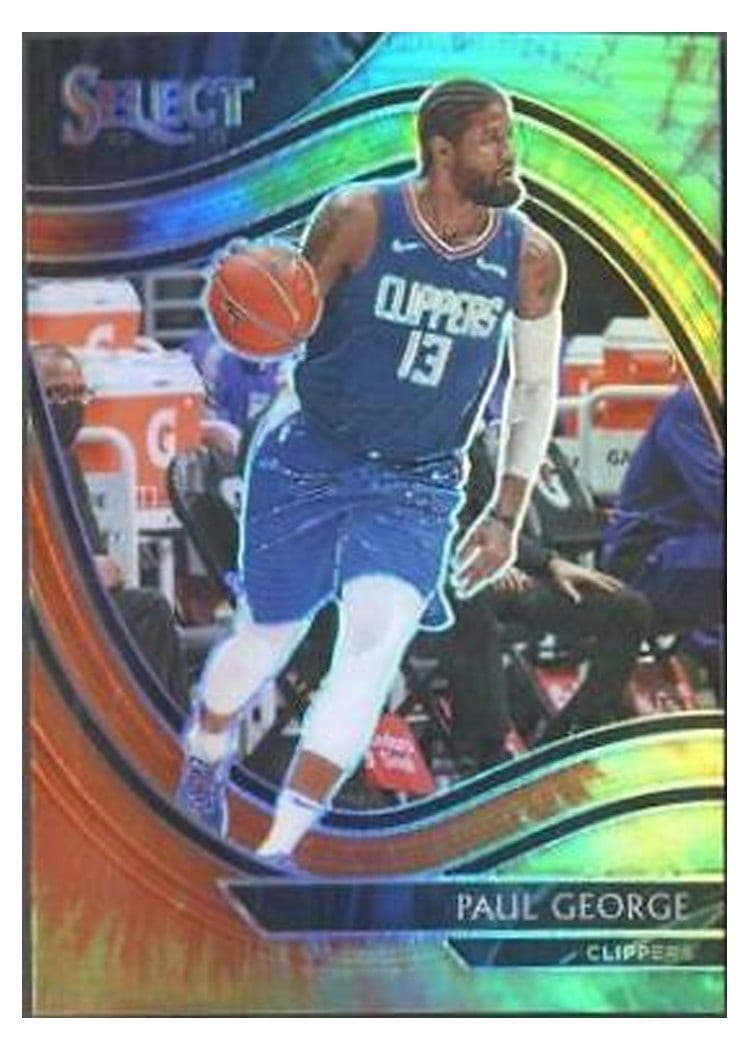 2020-21 Panini Select Base Set Paul George #254 card