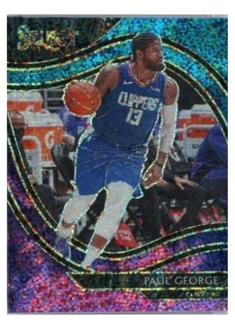 2020-21 Panini Select Base Set Paul George #254 card