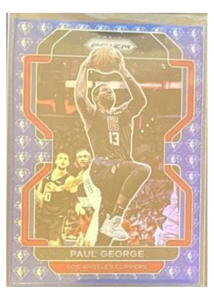 2021-22 Panini Prizm Base Set Paul George #220 card