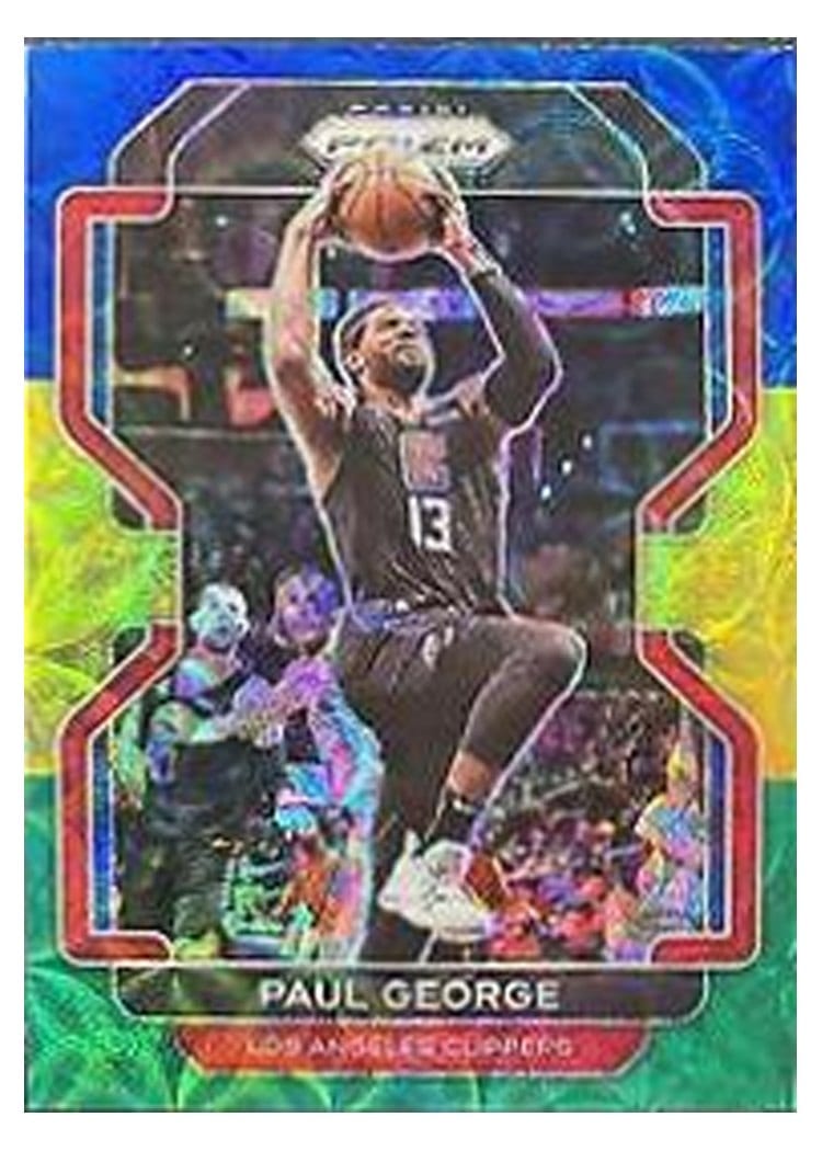 2021-22 Panini Prizm Base Set Paul George #220 card