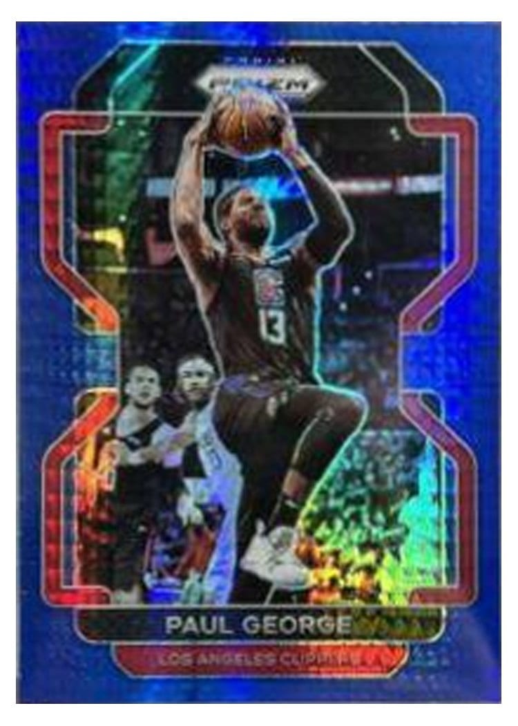 2021-22 Panini Prizm Base Set Paul George #220 card