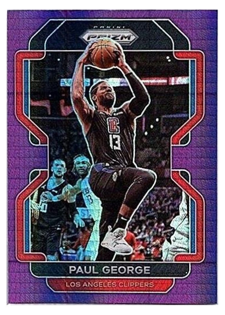 2021-22 Panini Prizm Base Set Paul George #220 card