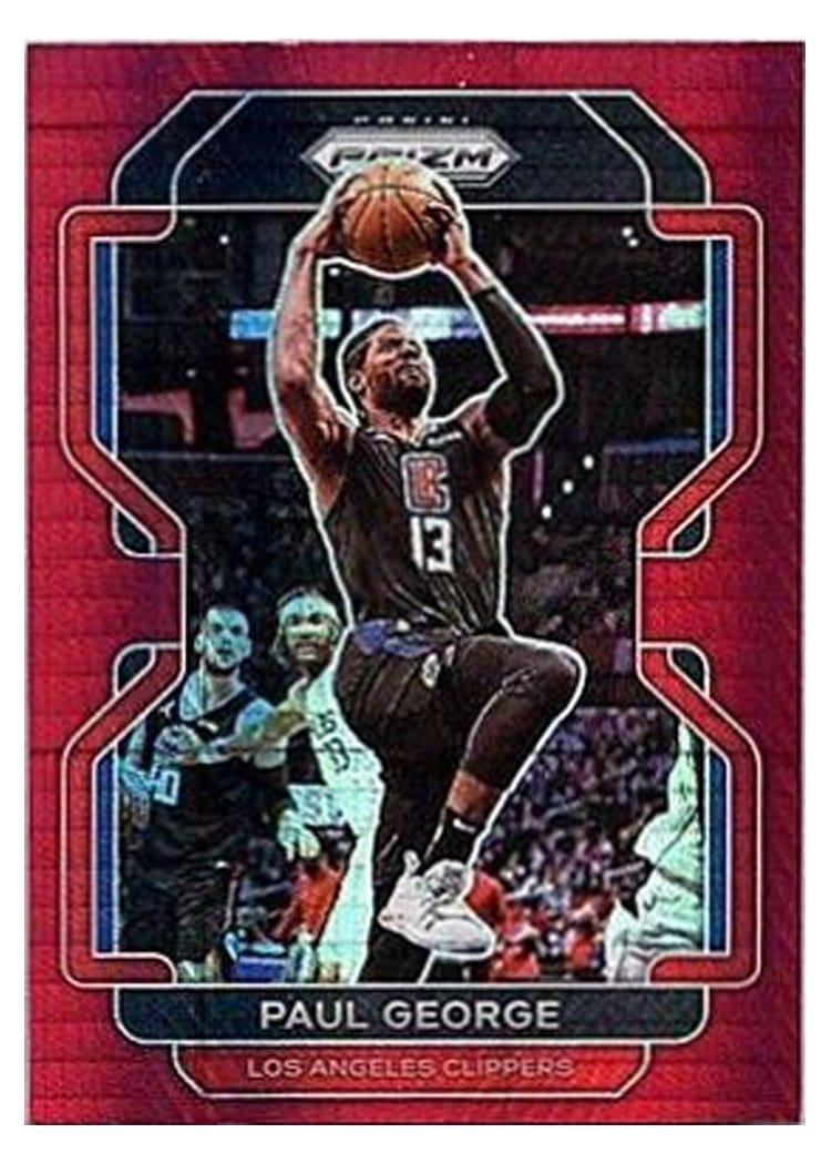 2021-22 Panini Prizm Base Set Paul George #220 card