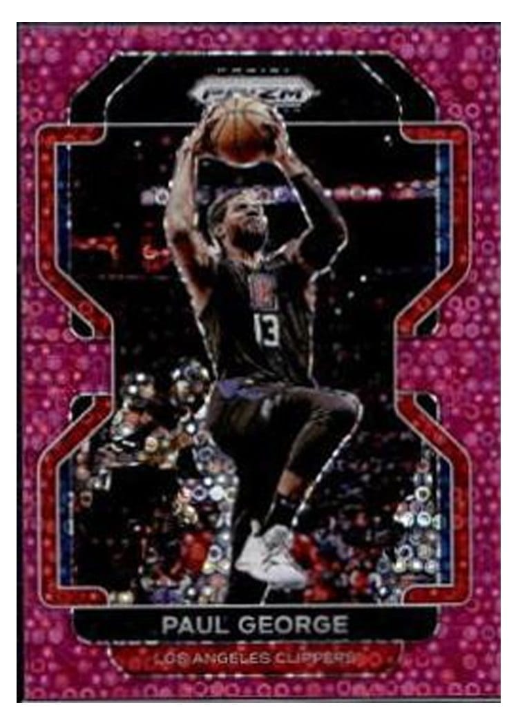 2021-22 Panini Prizm Base Set Paul George #220 card