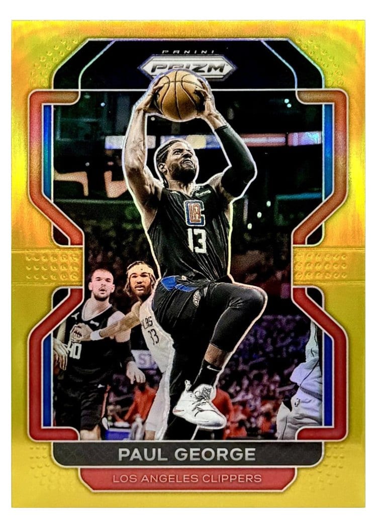2021-22 Panini Prizm Base Set Paul George #220 card