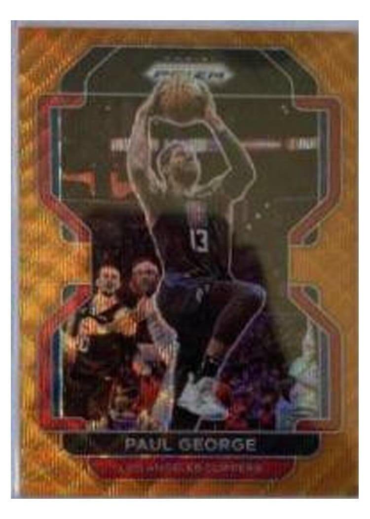 2021-22 Panini Prizm Base Set Paul George #220 card