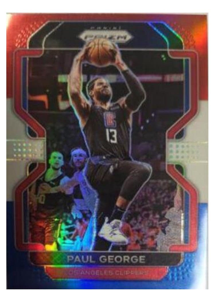 2021-22 Panini Prizm Base Set Paul George #220 card