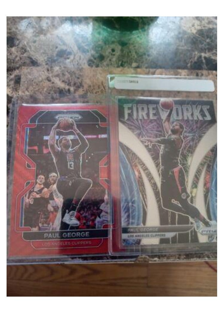 2021-22 Panini Prizm Base Set Paul George #220 card