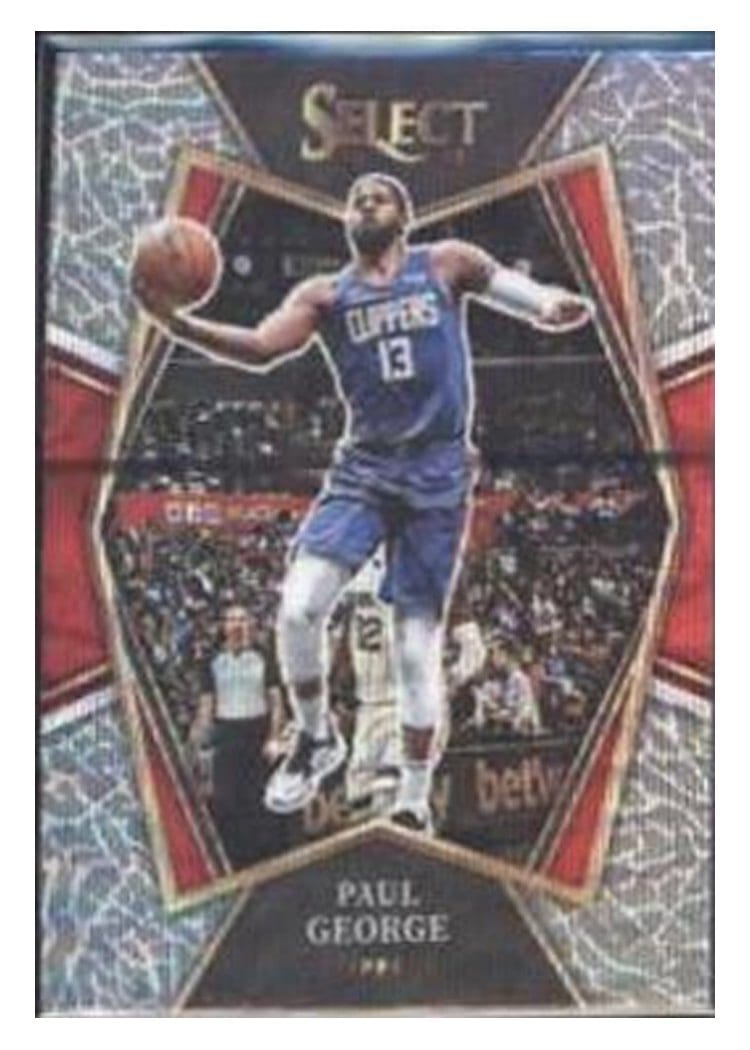 2021-22 Panini Select Base Set Paul George #129 card