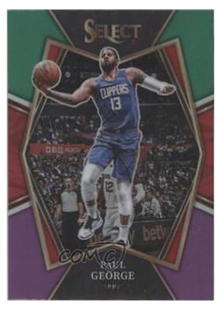 2021-22 Panini Select Base Set Paul George #129 card