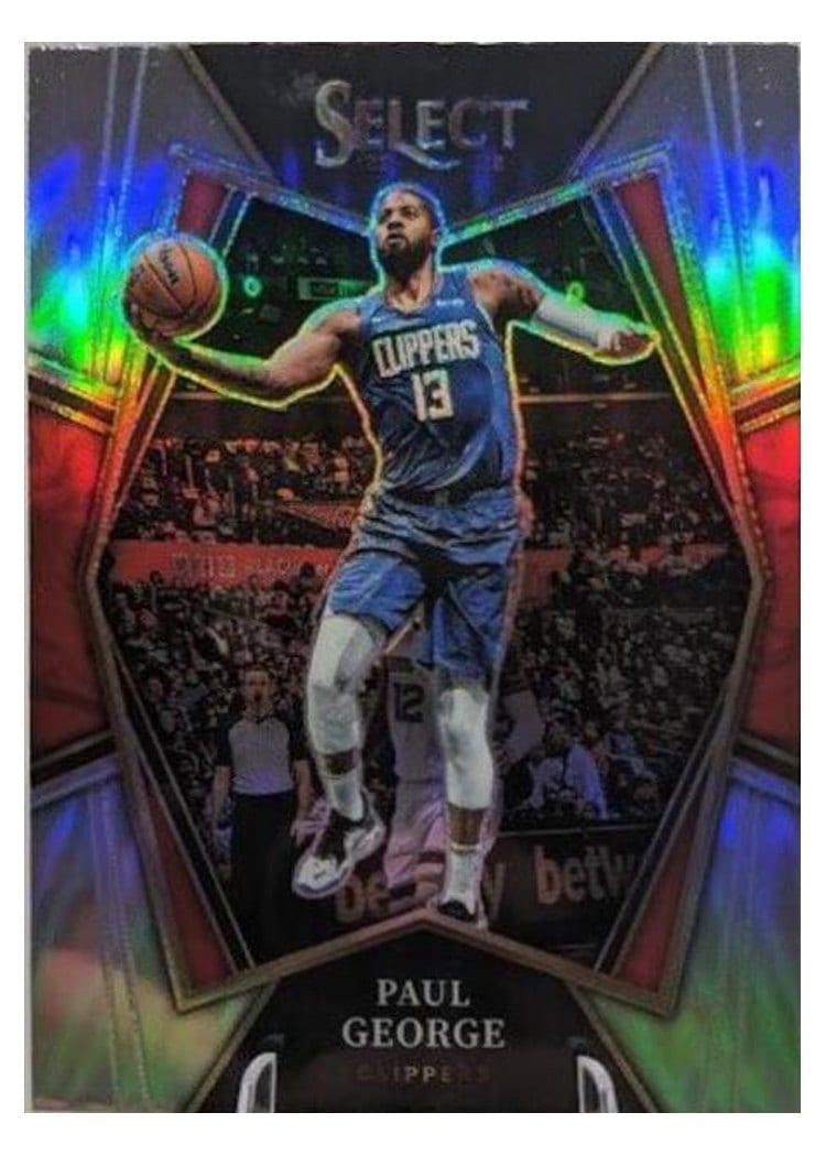 2021-22 Panini Select Base Set Paul George #129 card