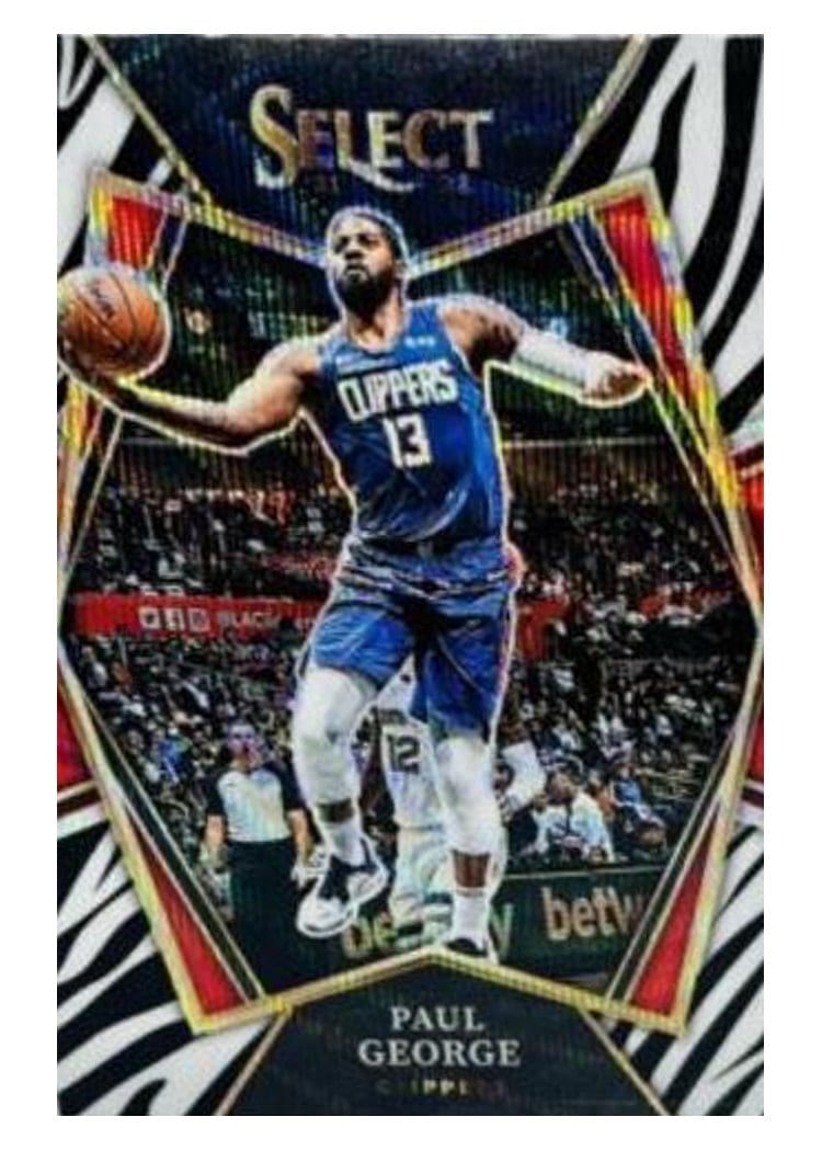 2021-22 Panini Select Base Set Paul George #129 card