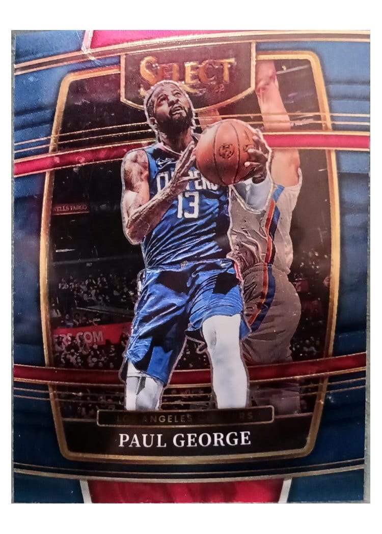 2021-22 Panini Select Base Set Paul George #14 card