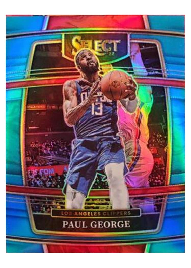 2021-22 Panini Select Base Set Paul George #14 card