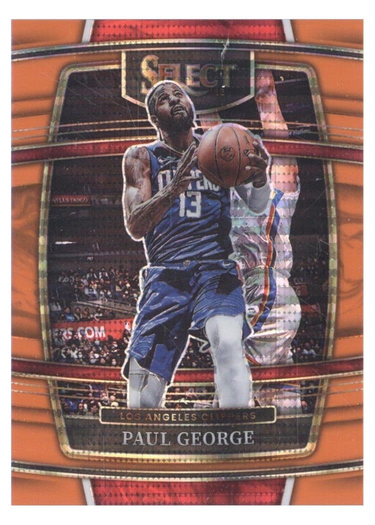 2021-22 Panini Select Base Set Paul George #14 card