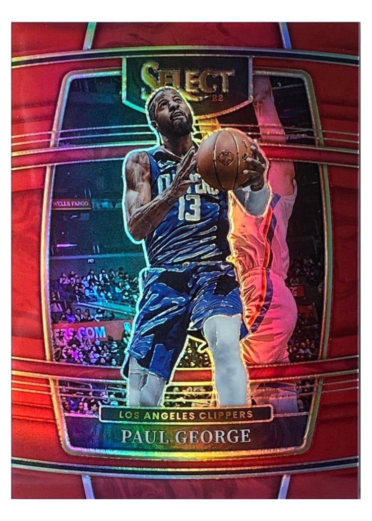 2021-22 Panini Select Base Set Paul George #14 card