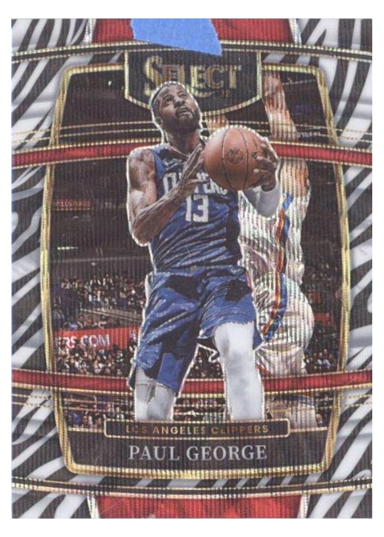 2021-22 Panini Select Base Set Paul George #14 card