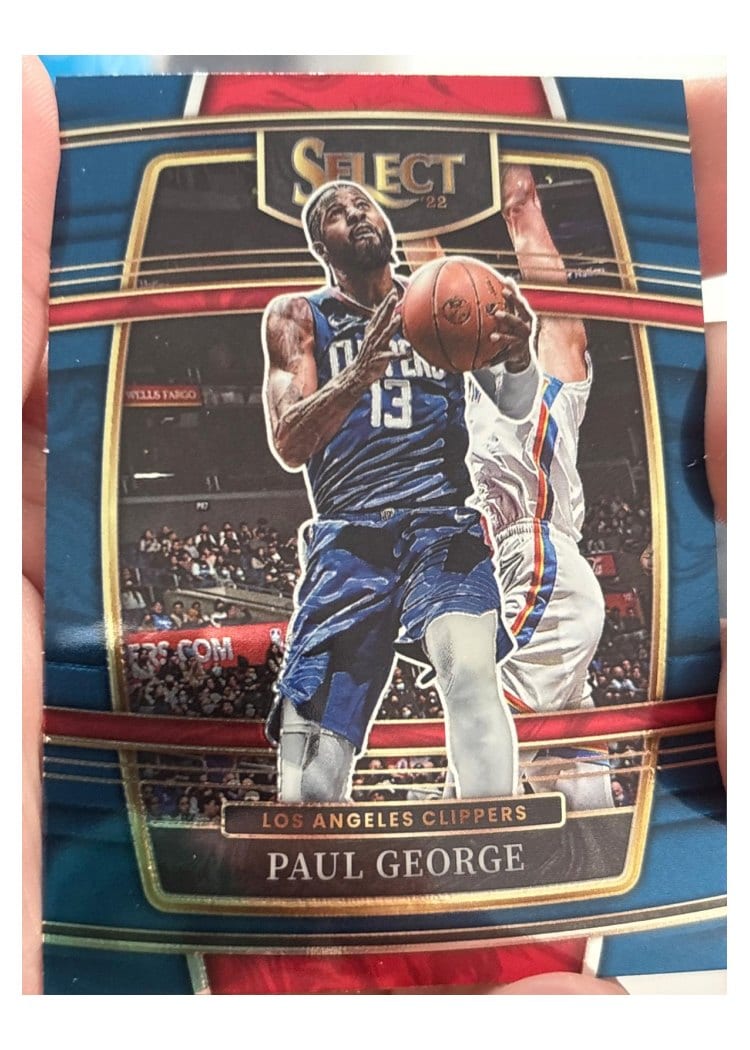 2021-22 Panini Select Base Set Paul George #14 card