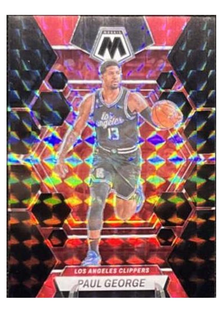 2022-23 Panini Mosaic Base Set Paul George #18 card