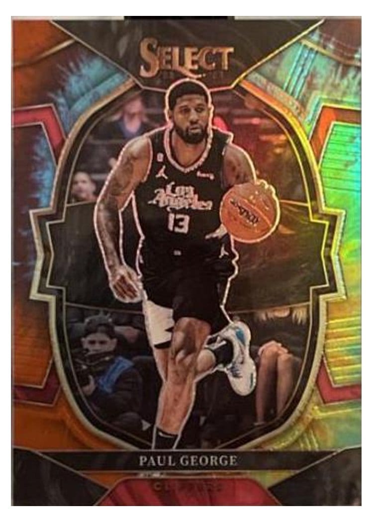 2022-23 Panini Select Base Set Paul George #16 card