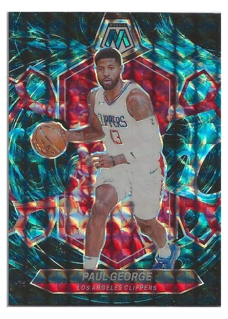 2023-24 Panini Mosaic Base Set Paul George #50 card
