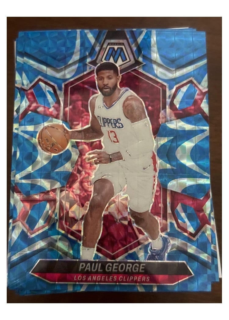 2023-24 Panini Mosaic Base Set Paul George #50 card