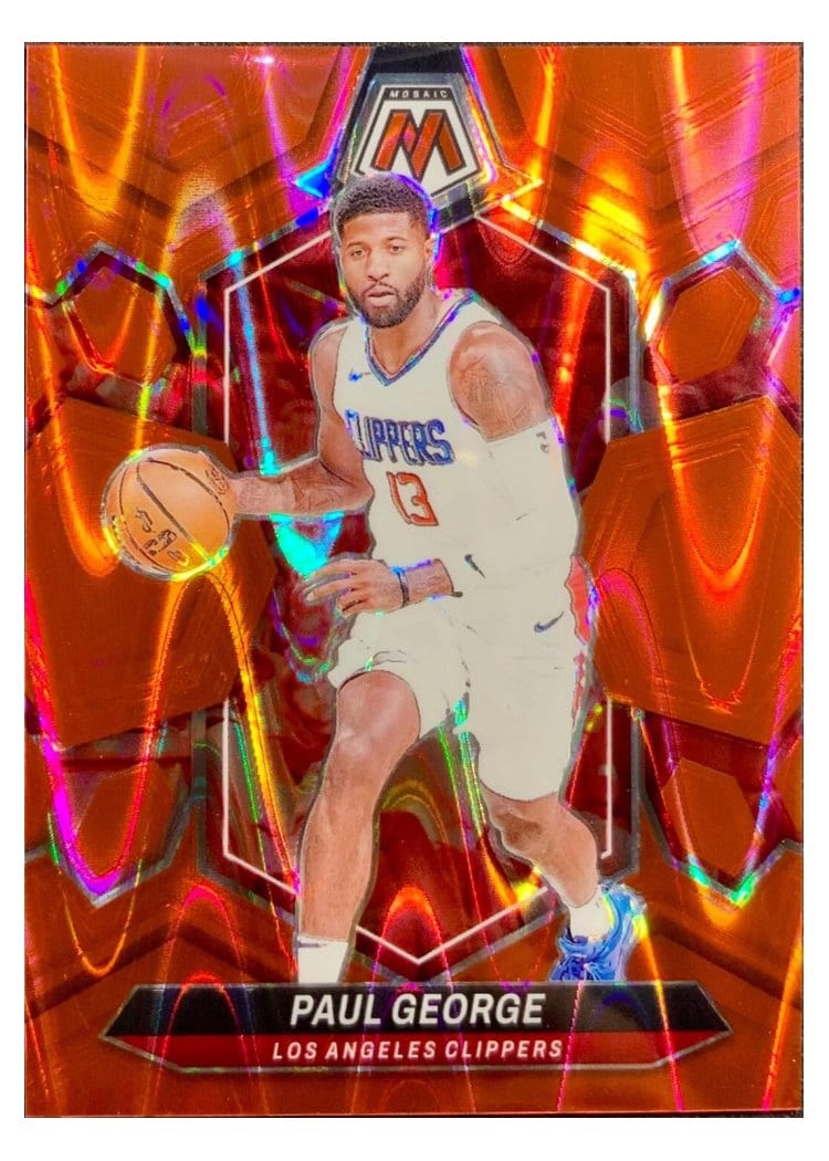 2023-24 Panini Mosaic Base Set Paul George #50 card