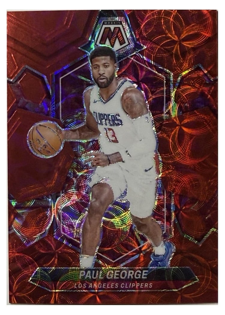 2023-24 Panini Mosaic Base Set Paul George #50 card