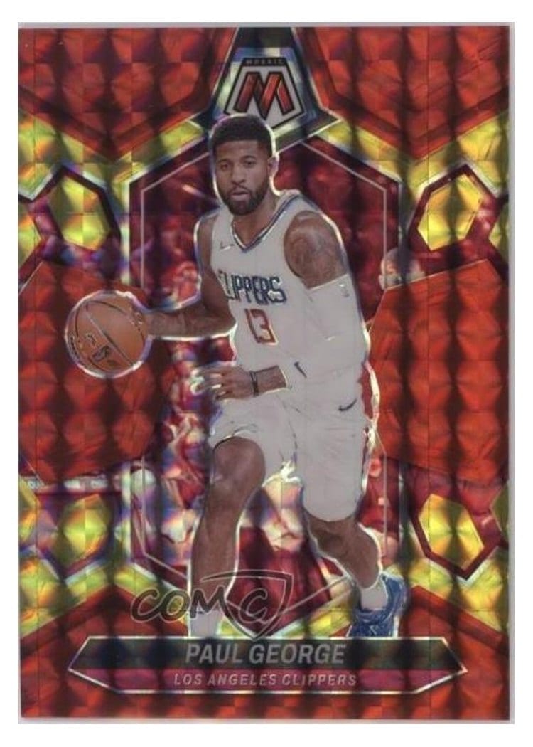 2023-24 Panini Mosaic Base Set Paul George #50 card