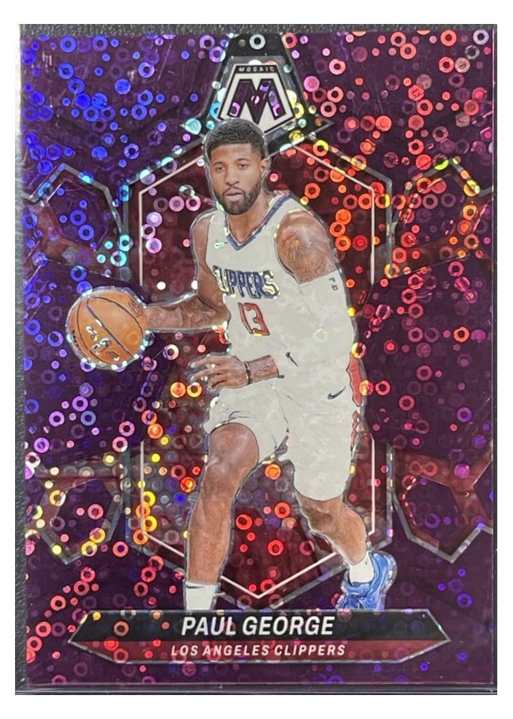 2023-24 Panini Mosaic Base Set Paul George #50 card
