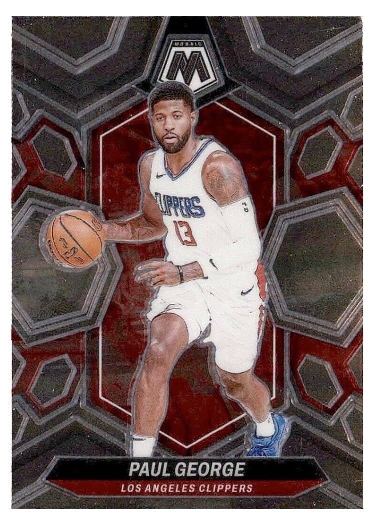 2023-24 Panini Mosaic Base Set Paul George #50 card