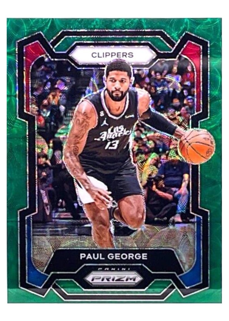 2023-24 Panini Prizm Base Set Paul George #101 card