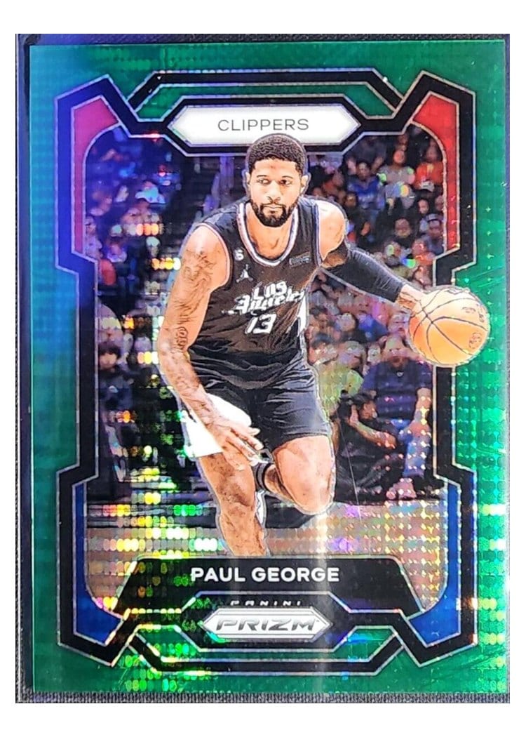 2023-24 Panini Prizm Base Set Paul George #101 card