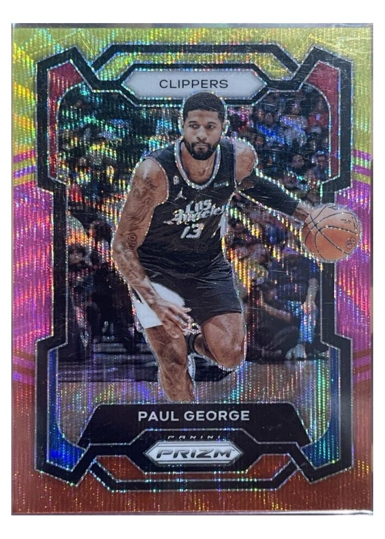 2023-24 Panini Prizm Base Set Paul George #101 card