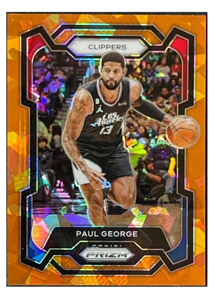 2023-24 Panini Prizm Base Set Paul George #101 card