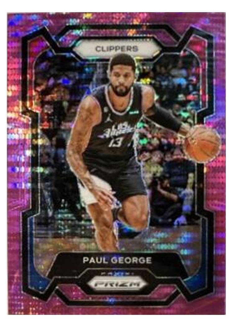 2023-24 Panini Prizm Base Set Paul George #101 card
