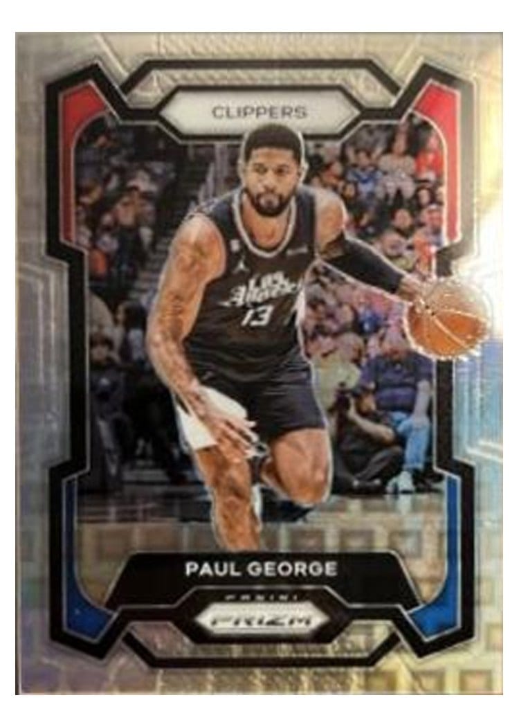2023-24 Panini Prizm Base Set Paul George #101 card