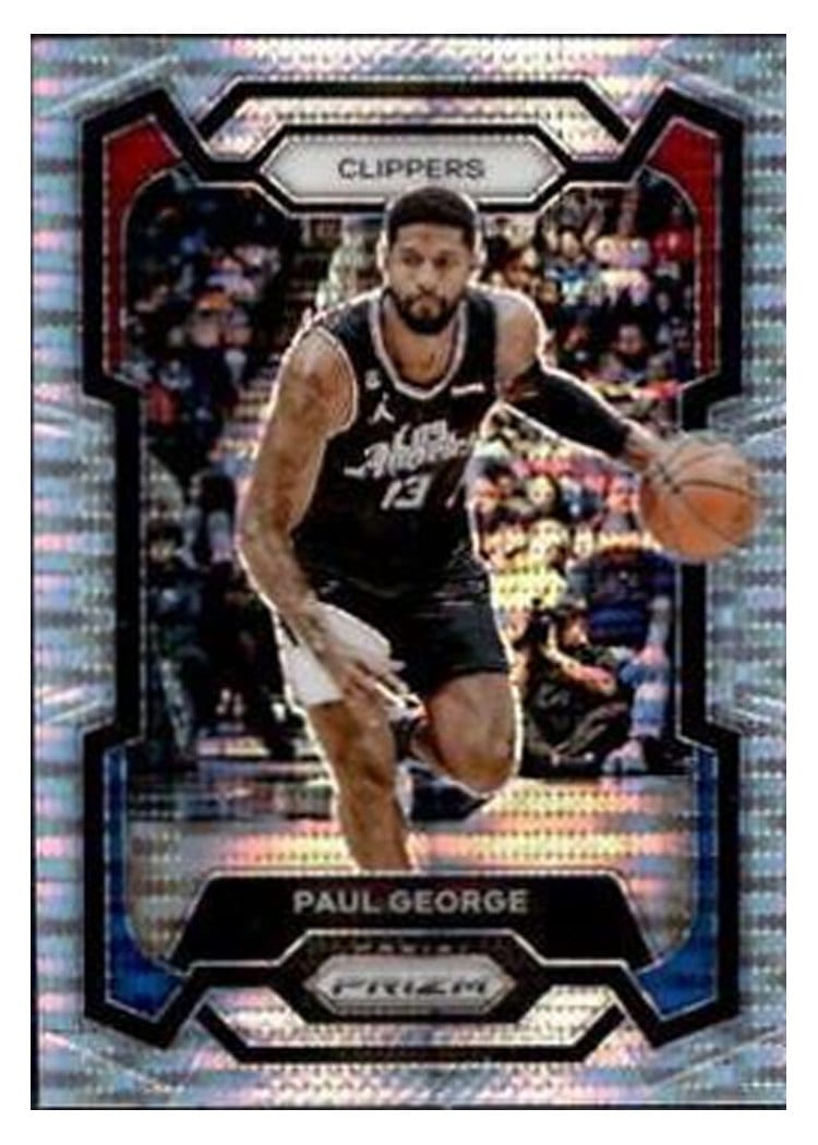 2023-24 Panini Prizm Base Set Paul George #101 card