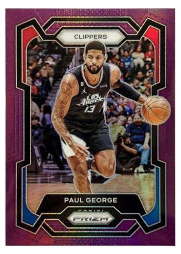 2023-24 Panini Prizm Base Set Paul George #101 card