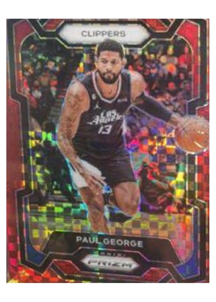 2023-24 Panini Prizm Base Set Paul George #101 card