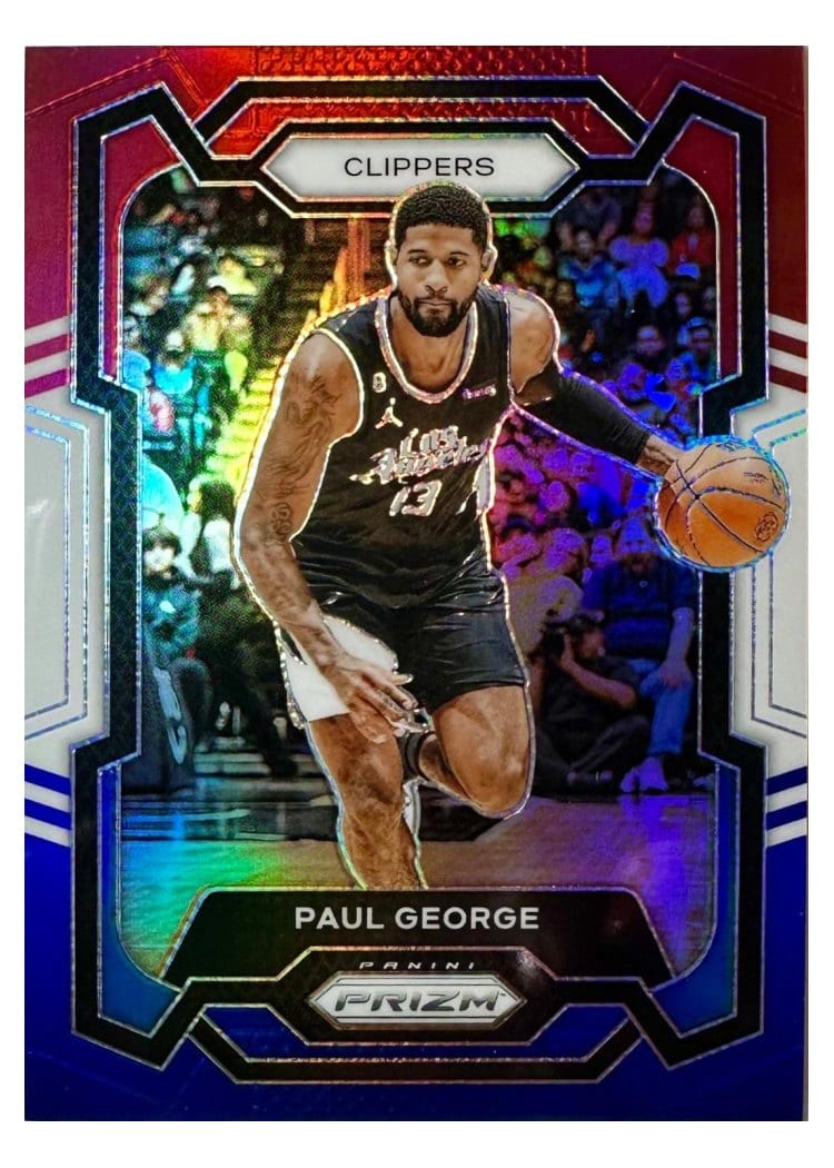 2023-24 Panini Prizm Base Set Paul George #101 card