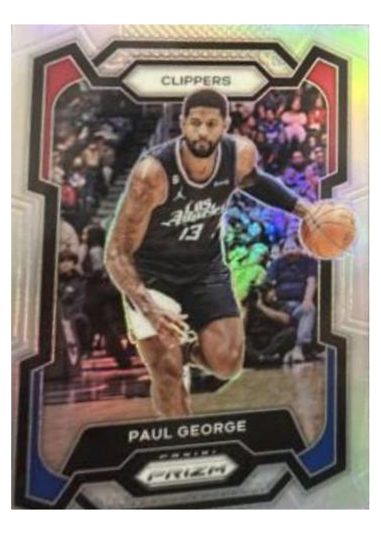 2023-24 Panini Prizm Base Set Paul George #101 card