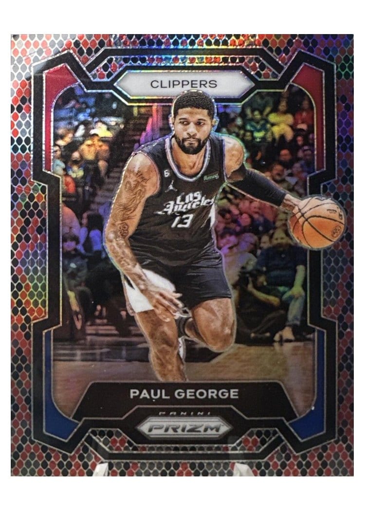 2023-24 Panini Prizm Base Set Paul George #101 card