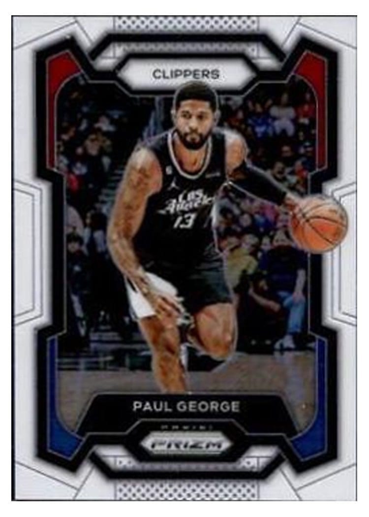2023-24 Panini Prizm Base Set Paul George #101 card