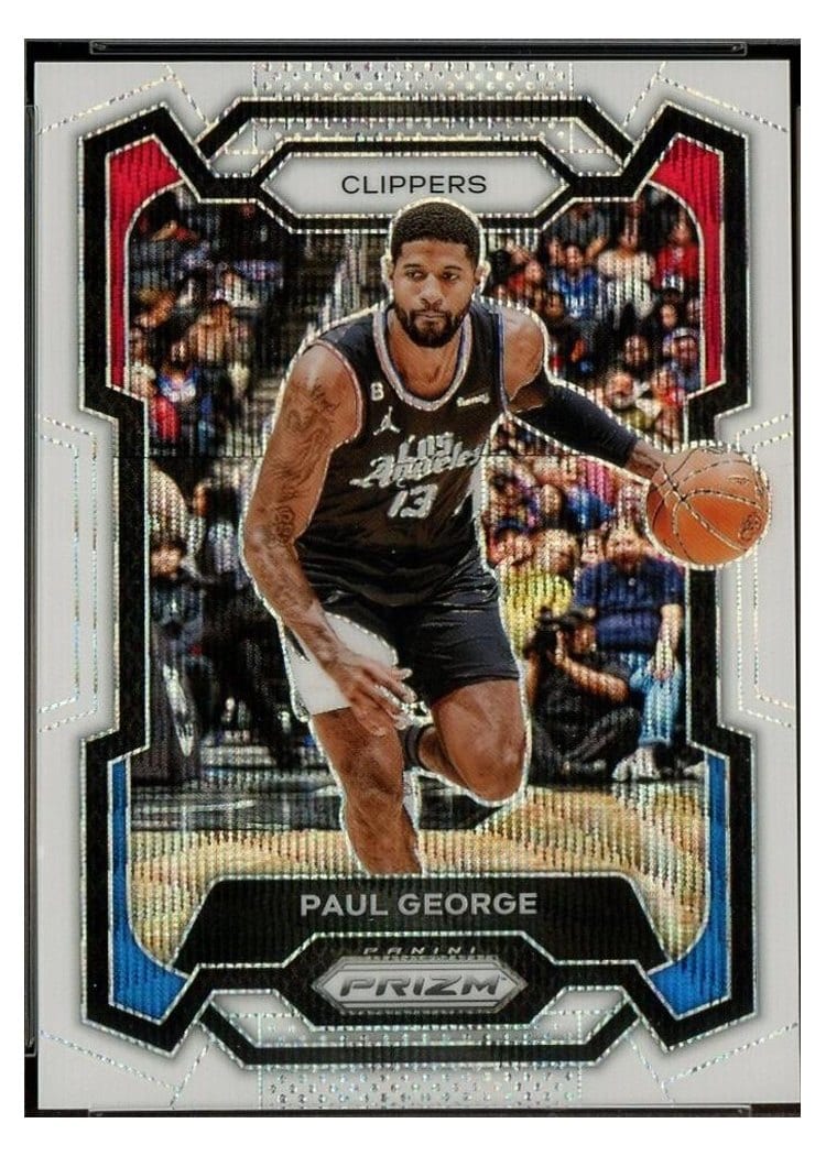 2023-24 Panini Prizm Base Set Paul George #101 card