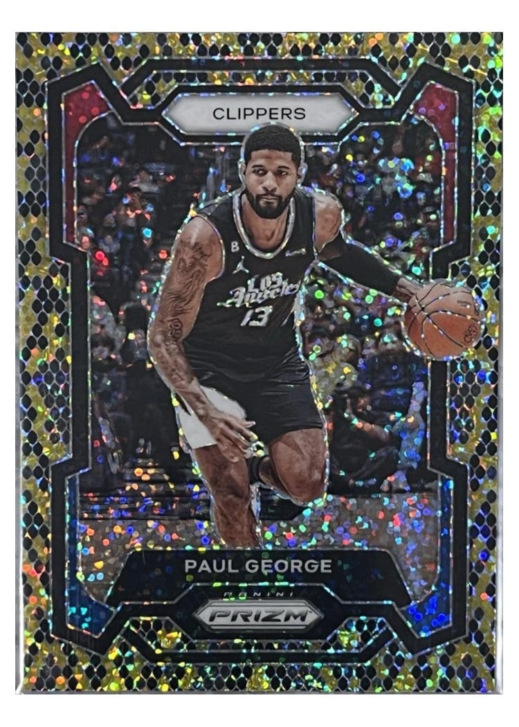 2023-24 Panini Prizm Base Set Paul George #101 card