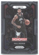 2023-24 Panini Prizm Monopoly Base Set Paul George #39 card